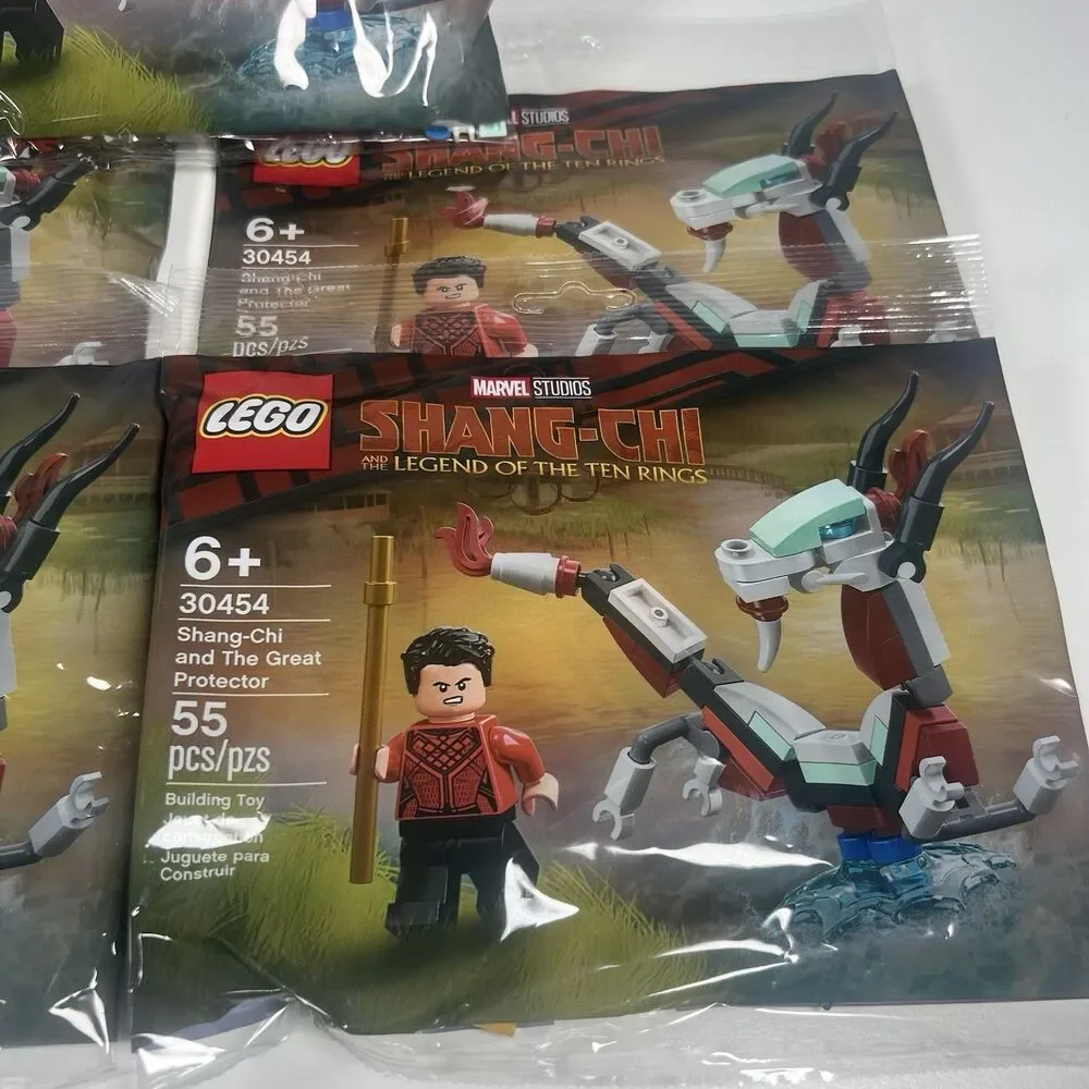 LEGO 30454 Marvel Super Heroes Shang-Chi and The Great Protector LOT Of 5 Bags